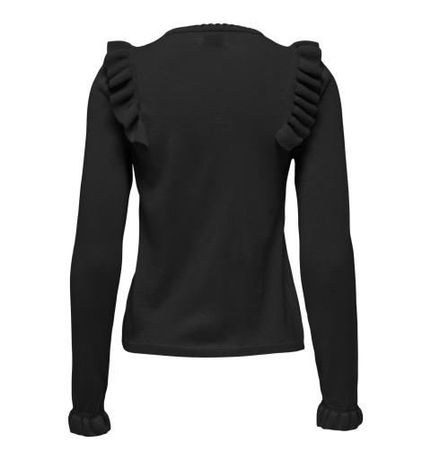 Only onlleonora ls o-neck cc knt negro