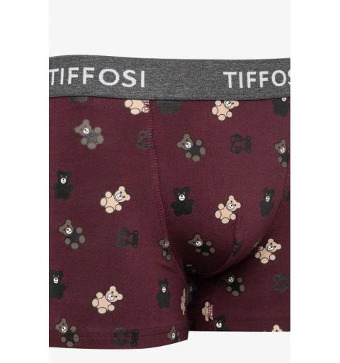 Tiffosi hombre teddy granate