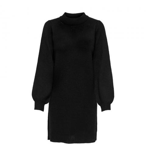 Jdy jdyrue life l/s high neck dress knt noos negro