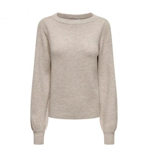 Jdy jdyrue glitter l/s boat pullove knt noos gris