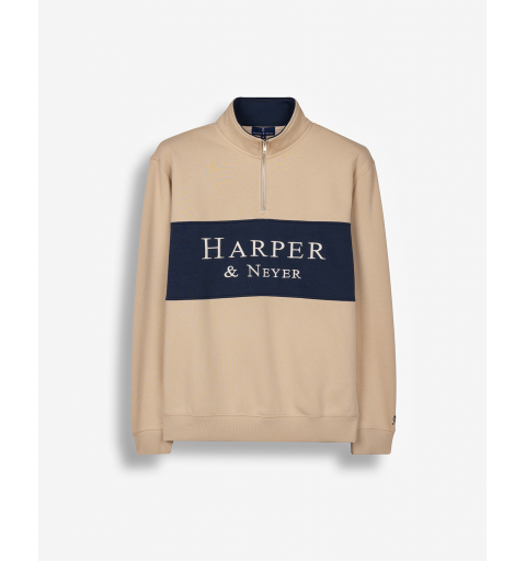 Harper & neyer sudadera maryland camel