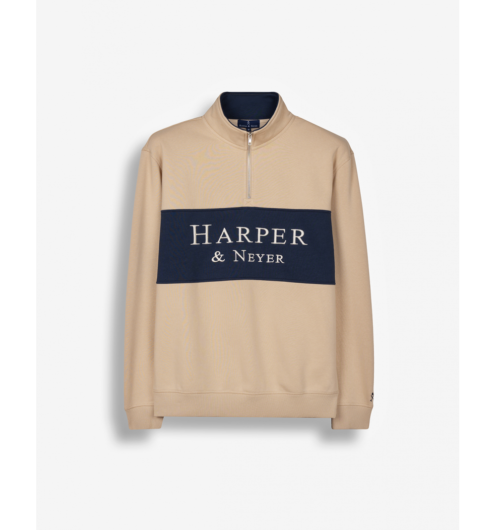 Harper & neyer sudadera maryland camel