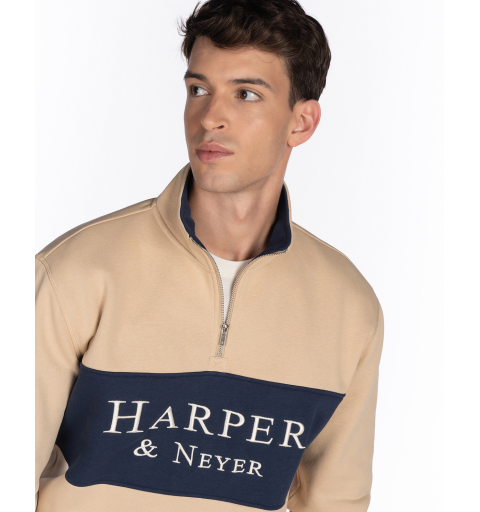 Harper & neyer sudadera maryland camel