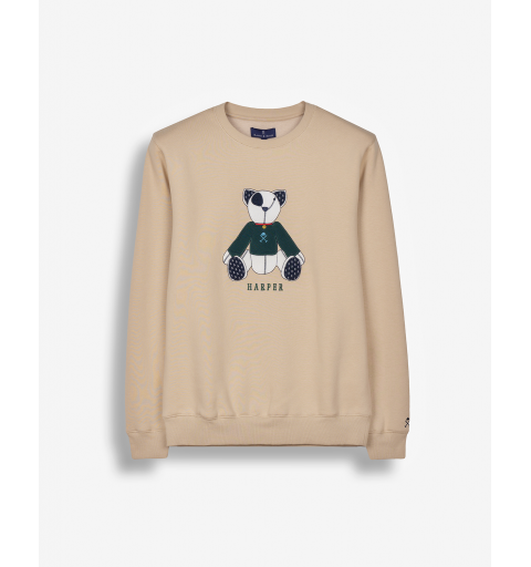 Harper & neyer sudadera teddy camel