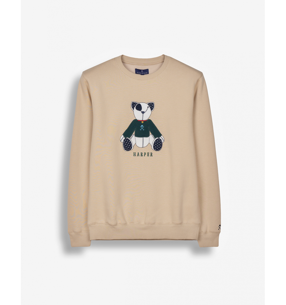 Harper & neyer sudadera teddy camel