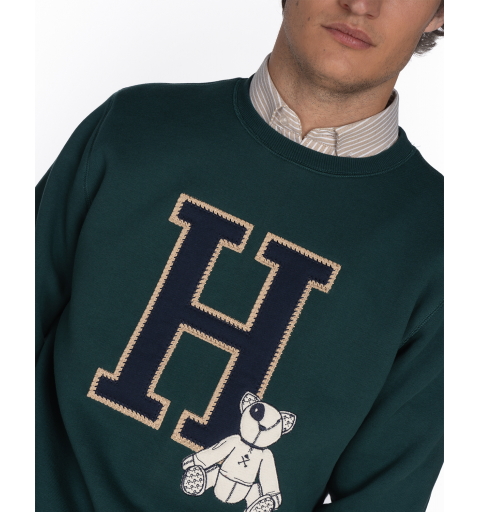 Harper & neyer sudadera harvard verde