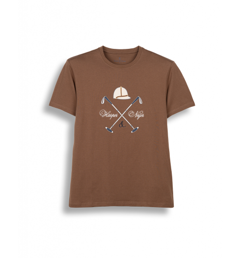 Harper & neyer camiseta lux equine marron