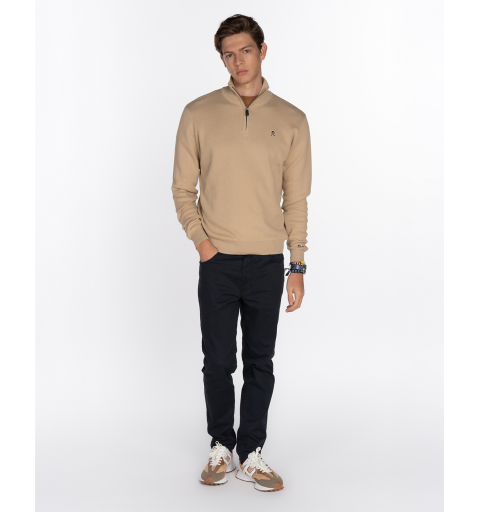 Harper & neyer jersey zipper beige