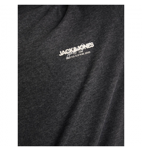 Jack&jones jjalvis tee ls crew neck negro