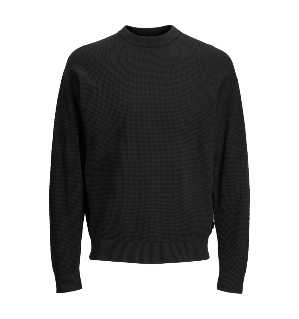 Jack&jones jorscott knit crew neck negro