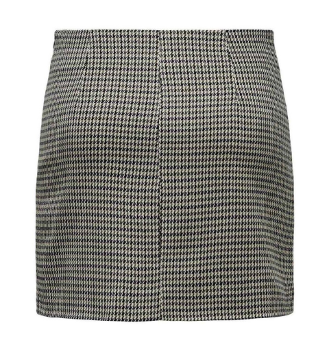 Only onleliza-lettie hw check skirt tlr blanco