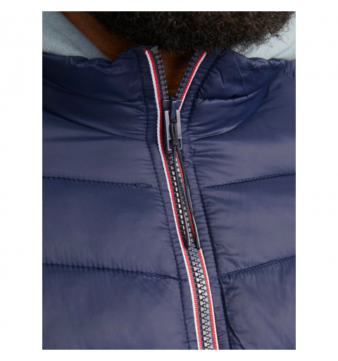 Jack&jones plus jjesprint puffer collar noos pls marino