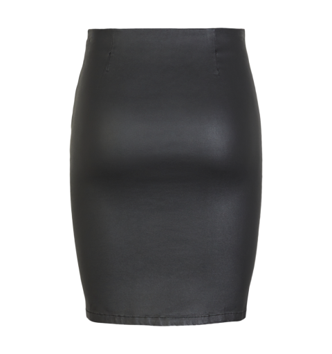 Pieces pcparo hw coated skirt/noos bc negro