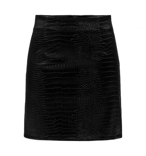 Jdy jdyalma pu croco skirt wvn negro