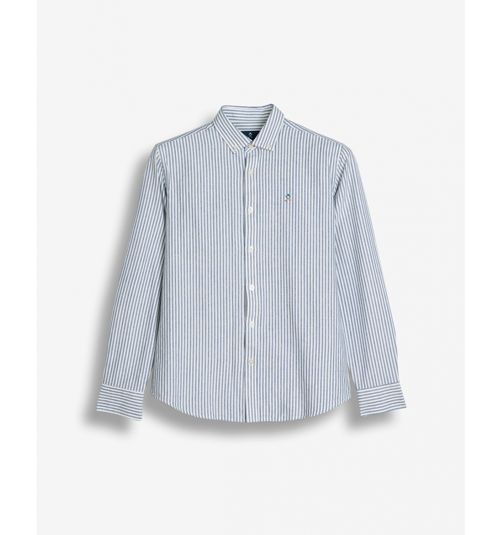 Harper & neyer camisa mediterraneo marino