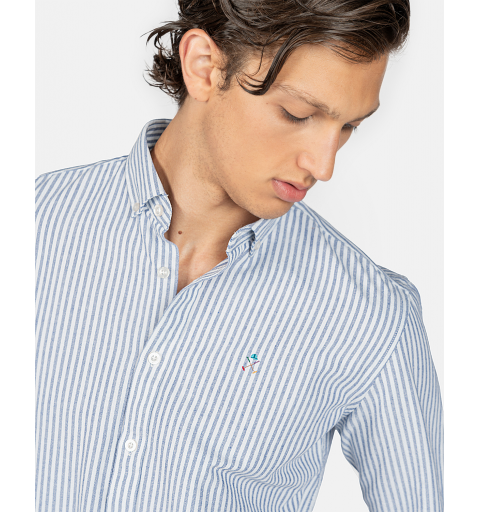 Harper & neyer camisa mediterraneo marino