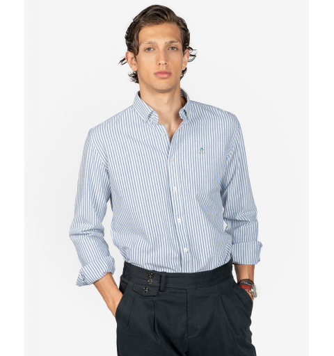 Harper & neyer camisa mediterraneo marino