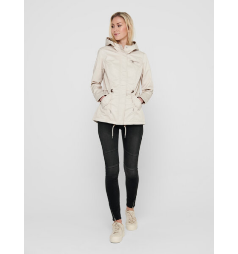 Only onllorca canvas parka otw noos beige