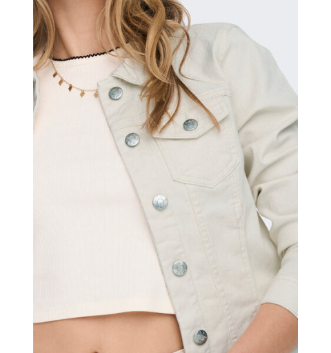 Only onlwonder dnm jacket noos beige