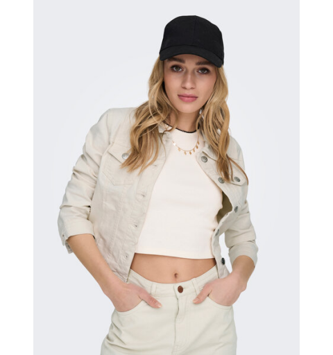 Only onlwonder dnm jacket noos beige