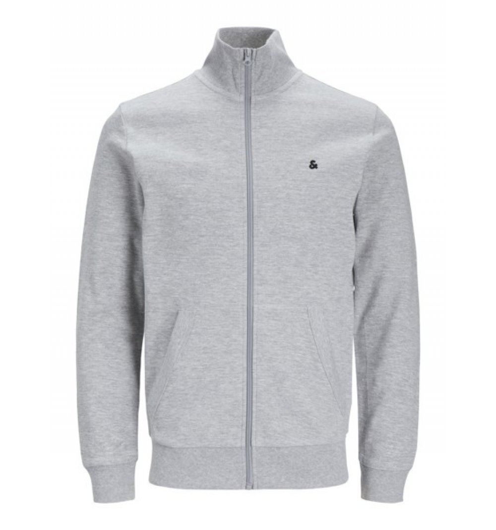 Jack&jones jjepaulos sweat zip noos gris