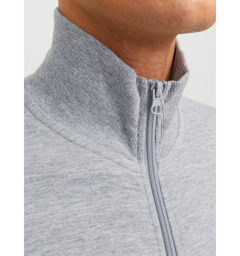 Jack&jones jjepaulos sweat zip noos gris