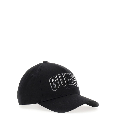 Guess mujer ines cotton cap negro