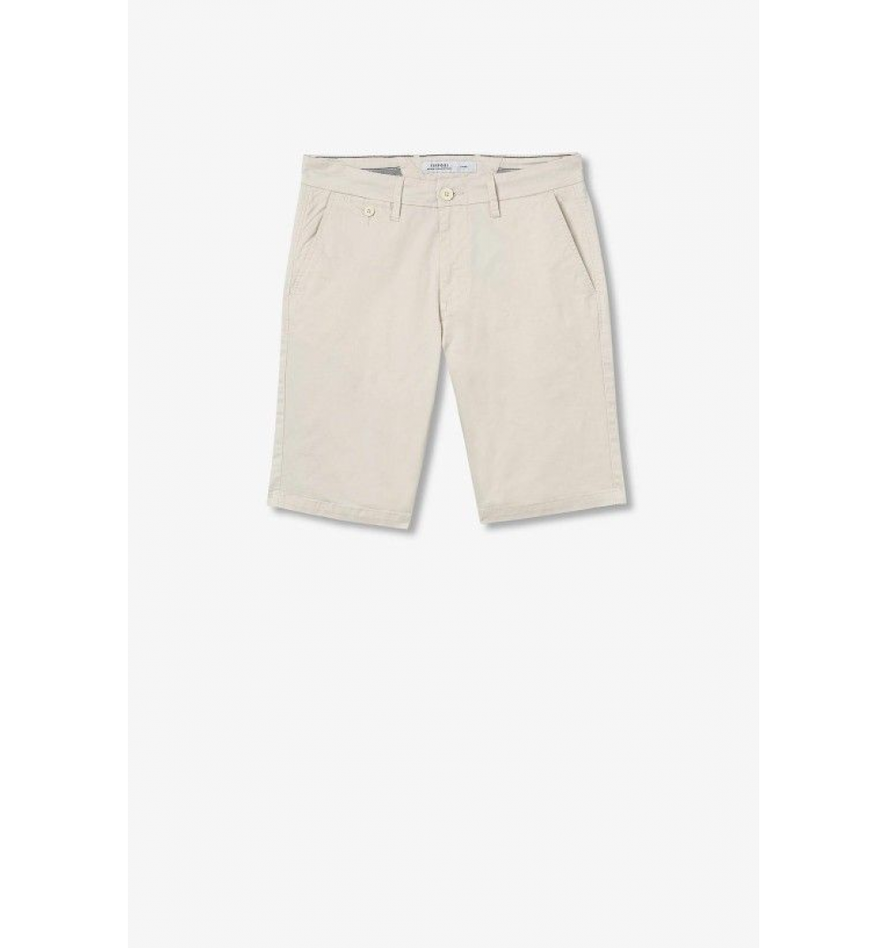 Tiffosi hombre chino short slim_35 blanco roto