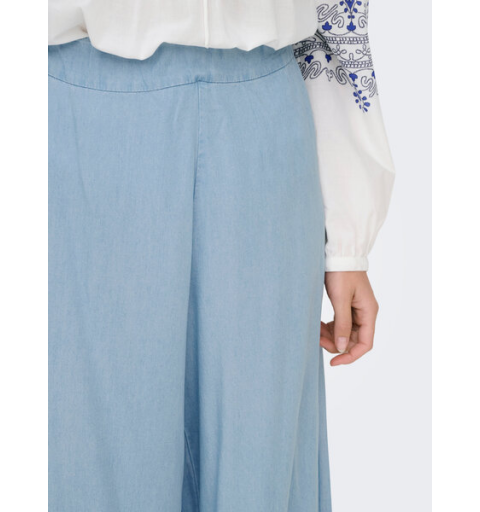 Only onlcharis life long culotte pant cc wvn denim claro