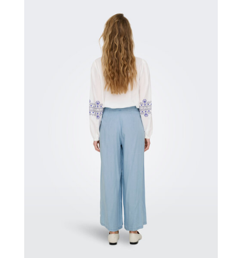 Only onlcharis life long culotte pant cc wvn denim claro