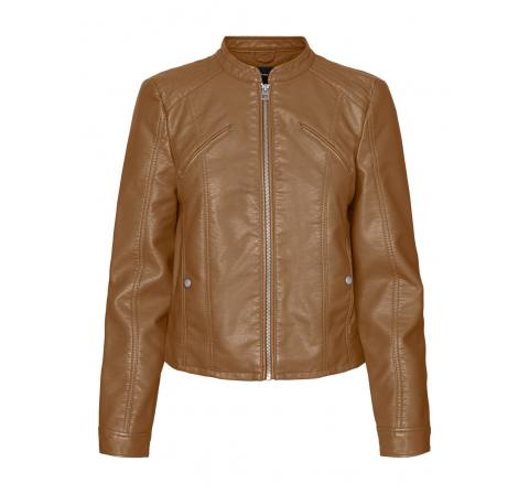 Veromoda vmfavodona coated jacket marron - Imagen 3