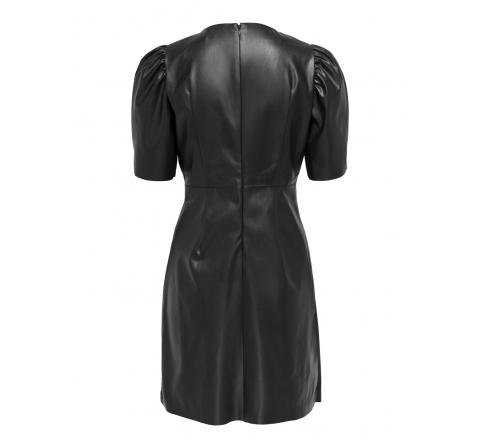 Only noos onllauren faux leather dress otw negro - Imagen 2