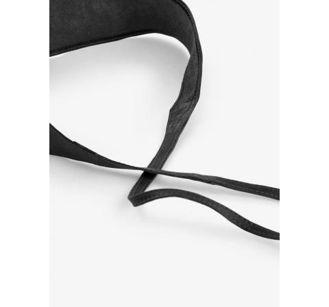 Pieces noos pcvibs leather tie waist belt noos negro - Imagen 3