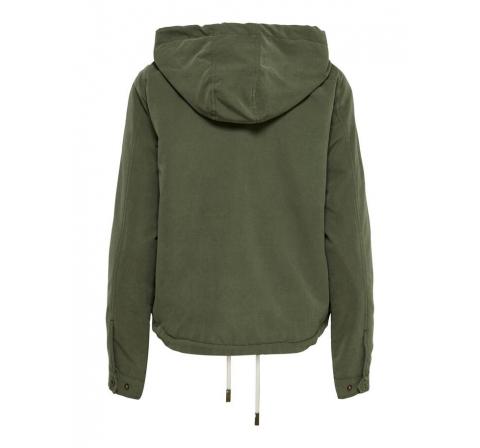 Only onlskylar hood spring jacket cc otw verde oscuro - Imagen 5
