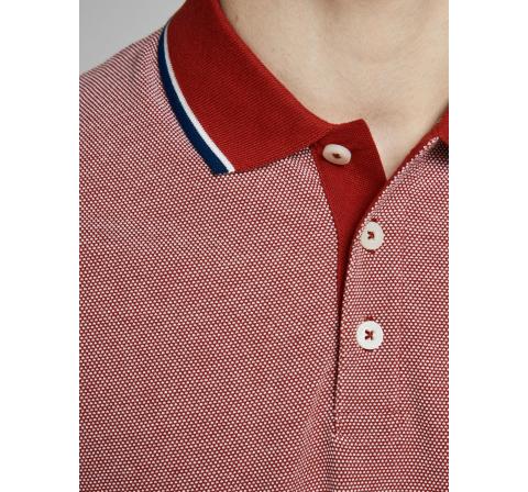 Jack&jones jprbluwin polo ss sts rojo - Imagen 6